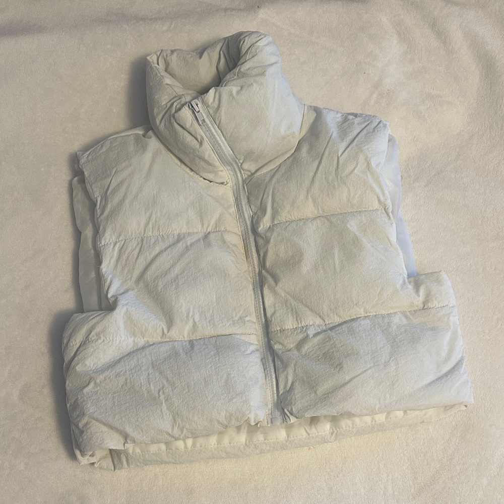 White Puffer Vest